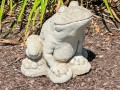 Cast Stone Frog Garden Statue