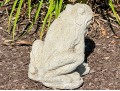 Cast Stone Frog Garden Statue