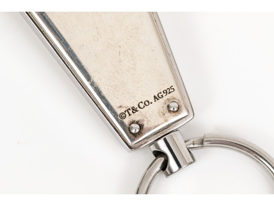 Tiffany & Co. Sterling Silver Key Ring, With Two Steel Valet Key Rings