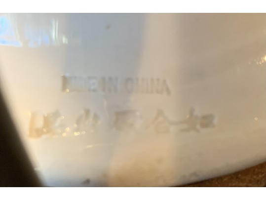 Unusual Vintage Signed Chinese Porcelain Guanyin Blanc De Chine Figure Mounted As A Lamp