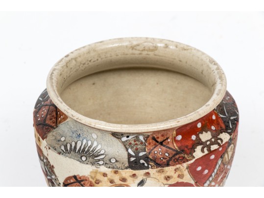Antique 19th C. Japanese Satsuma Ceramic Vase