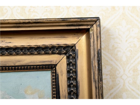 Signed Painting Of A Farmhouse