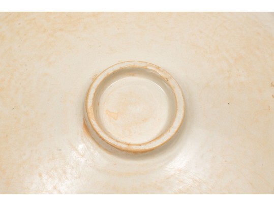 Antique Chinese Ding Ware Glazed Pottery Bowl