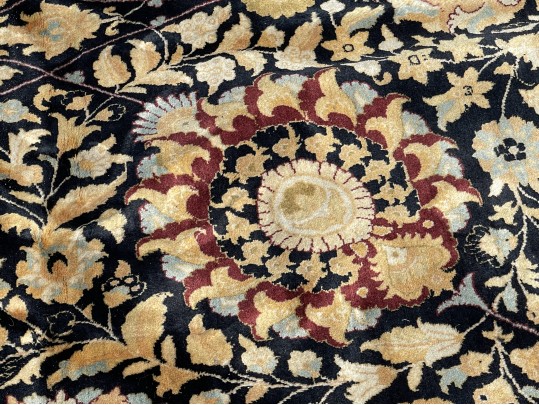 Room Size Hand Knotted Wool Carpet, 15'-7