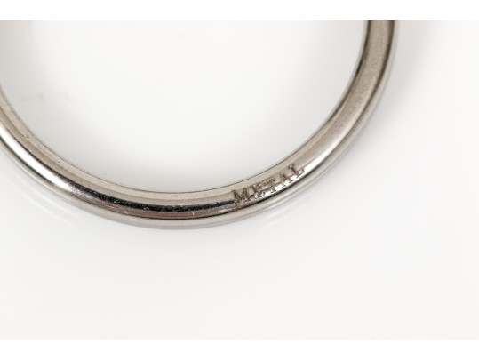 Tiffany & Co. Sterling Silver Key Ring, With Two Steel Valet Key Rings