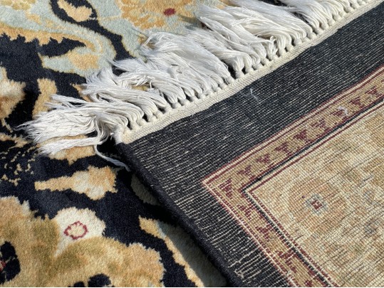 Room Size Hand Knotted Wool Carpet, 15'-7