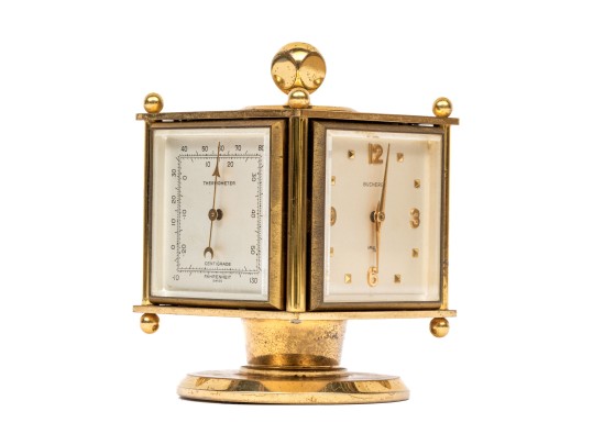 Swiss Brass Barometer 