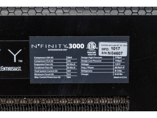 N'Finity 3000 By Wine Enthusiast Refrigeration Unit
