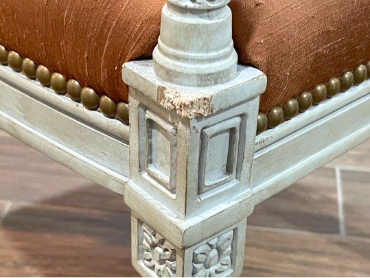 Upholstered Bergere