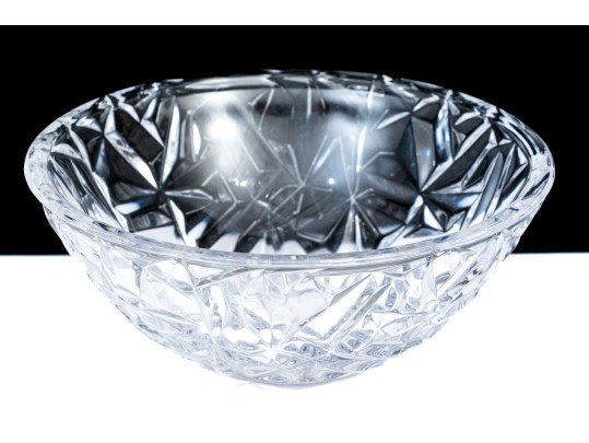 Tiffany & Co. Small Crystal 'Cracked Ice' Bowl