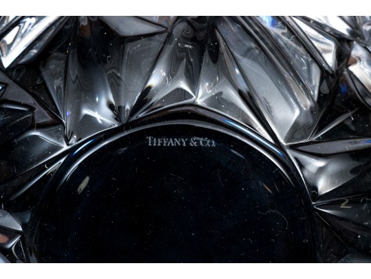 Tiffany & Co. Small Crystal 'Cracked Ice' Bowl