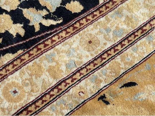 Room Size Hand Knotted Wool Carpet, 15'-7