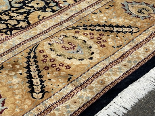 Room Size Hand Knotted Wool Carpet, 15'-7