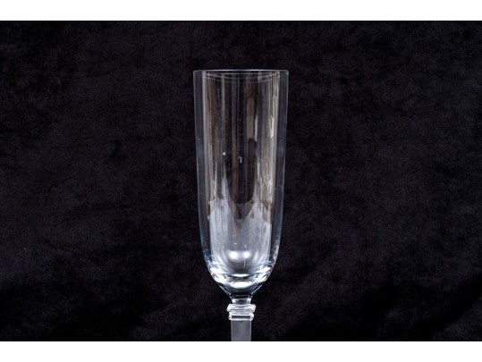 Set Of 12 Tiffany & Co. Vintage Crystal Flutes
