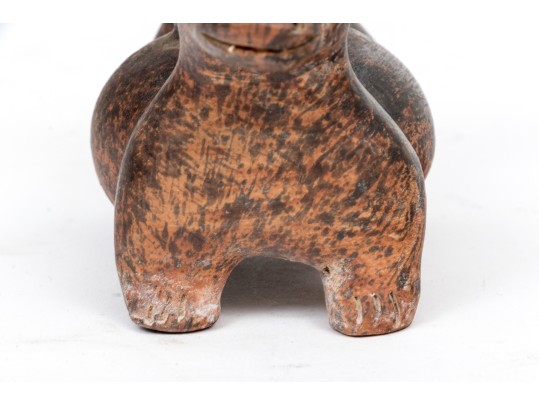 Pre Columbian Style Pottery Double Form Vase