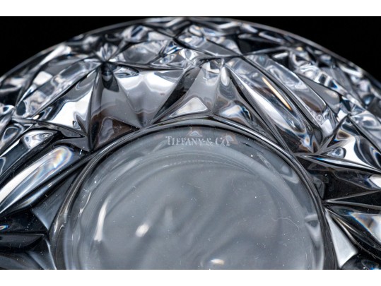 Tiffany & Co. Small Crystal 'Cracked Ice' Bowl