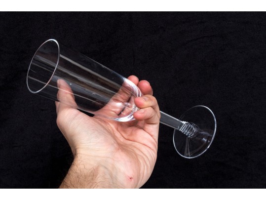 Set Of 12 Tiffany & Co. Vintage Crystal Flutes