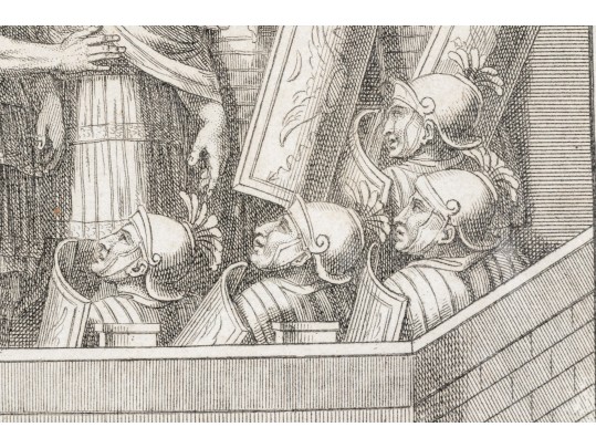 17th-18th Century Etching On Paper, 