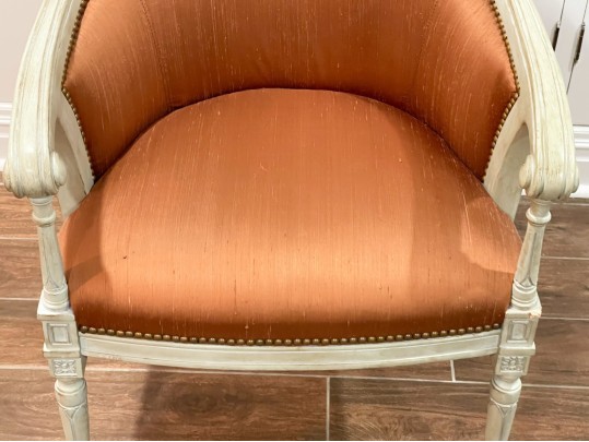 Upholstered Bergere