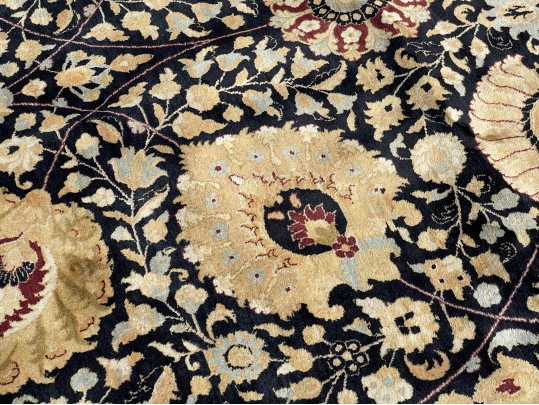 Room Size Hand Knotted Wool Carpet, 15'-7