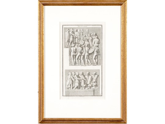 17th-18th Century Etching On Paper, 