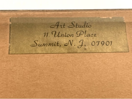 Two Compatible Asian Floral Wood Blocks