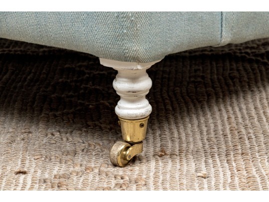 Distinguished Upholstered Rolled Back Club Chair 
