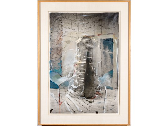 Signed, Mixed Media On Paper, 