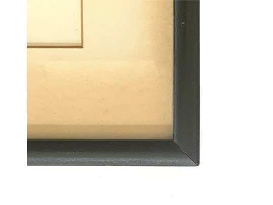 Two Compatible Asian Floral Wood Blocks