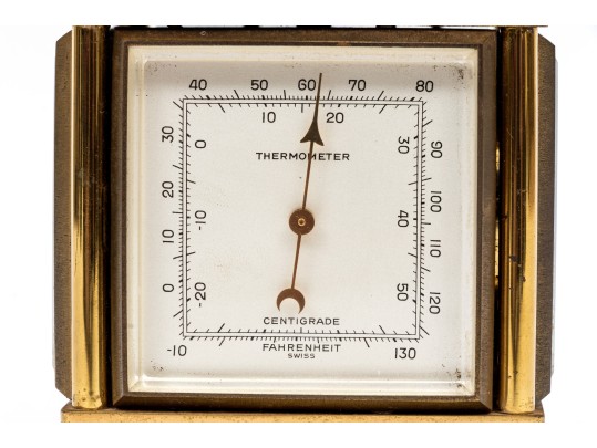 Swiss Brass Barometer 
