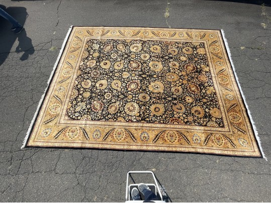 Room Size Hand Knotted Wool Carpet, 15'-7