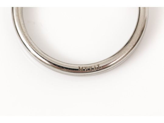 Tiffany & Co. Sterling Silver Key Ring, With Two Steel Valet Key Rings