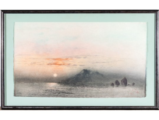 Kaiko Moti Limited Edition Print On Paper, Sunset Landscape