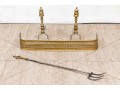 Antique Three Piece Fireplace Set