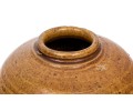Antique Chinese Straw Glazed Pottery Vase, Tang Dynasty Or Later
