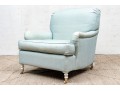 Distinguished Upholstered Rolled Back Club Chair 