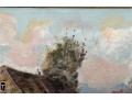 Signed Painting Of A Farmhouse