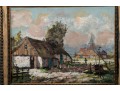 Signed Painting Of A Farmhouse