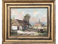 Signed Painting Of A Farmhouse