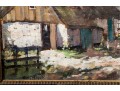 Signed Painting Of A Farmhouse
