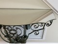 Circa 1920, Parisian Wrought Iron And Mirror Console 