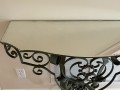 Circa 1920, Parisian Wrought Iron And Mirror Console 