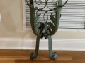 Circa 1920, Parisian Wrought Iron And Mirror Console 