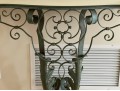 Circa 1920, Parisian Wrought Iron And Mirror Console 