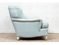 Distinguished Upholstered Rolled Back Club Chair 