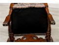 19th Century Belgian Baroque Walnut Armchair