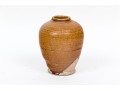 Antique Chinese Straw Glazed Pottery Vase, Tang Dynasty Or Later