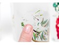 Set Of 10 Vintage Paint Decorated Christmas Theme Glasses
