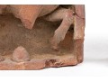 Decorative Set Of Two Semi Antique Asian Figural Brick Tiles