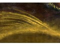 Edward Castiglione (Am., CT, 1948-2010 Modernist Oil On Canvas, Concoidal Abstract